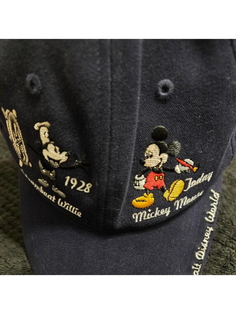 Disney Men's Navy and Blue Hat